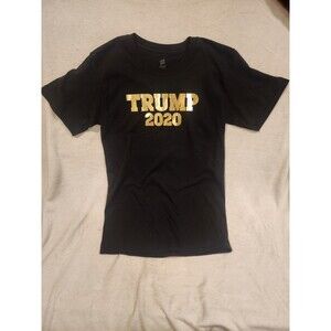 Trump 2020 Gold Letters Women Small